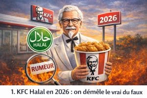 les rumeurs sur le kfc halal en france