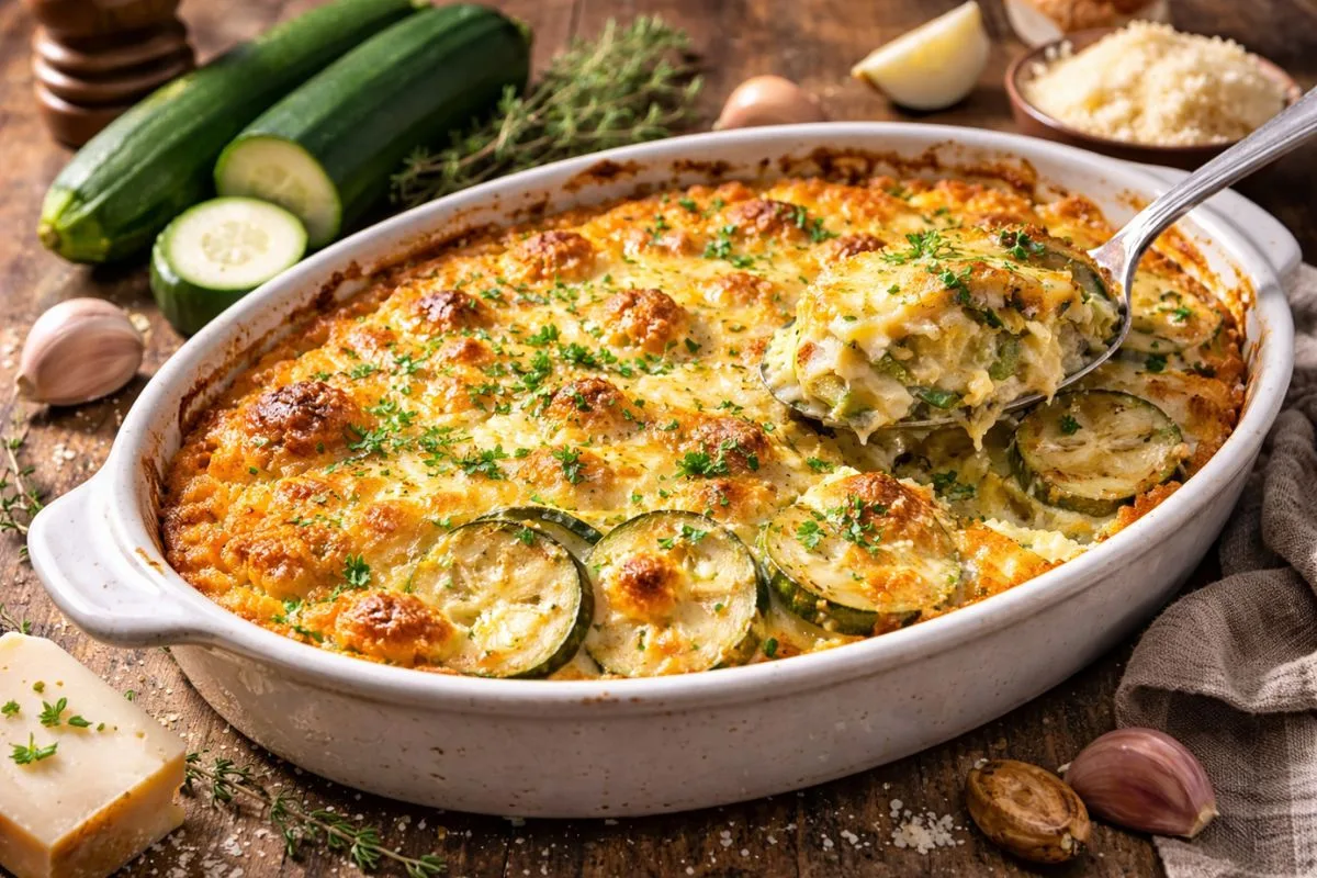 Le secret du gratin de courgettes à l’ancienne