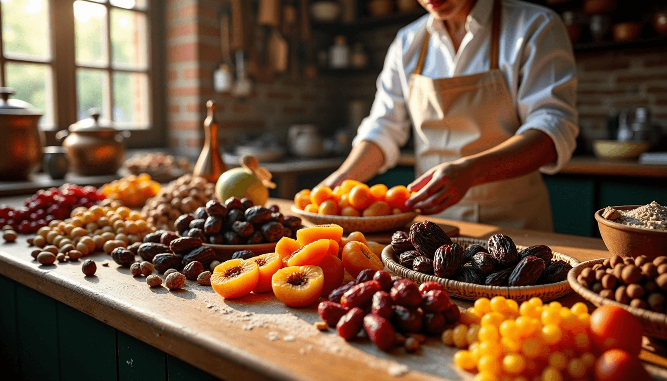 Fruits secs sélectionnés et transformés selon un savoir-faire artisanal